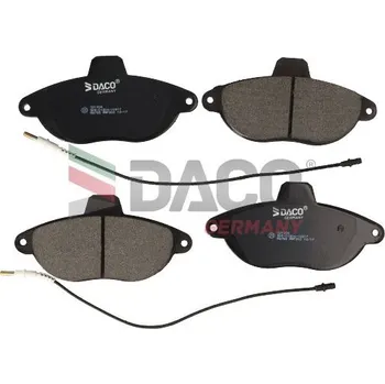 Brzdová destička Sada brzdových destiček, kotoučová brzda DACO GERMANY 321934