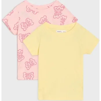 Dívčí tričko Sinsay - Sada 2&nbsp;triček - jiné - 494EJ-14X - 494EJ-14X-74