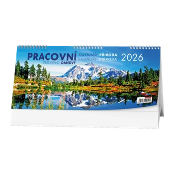 Kancelářské potřeby Baloušek Tisk Pracovní daňový kalendář příroda 2026