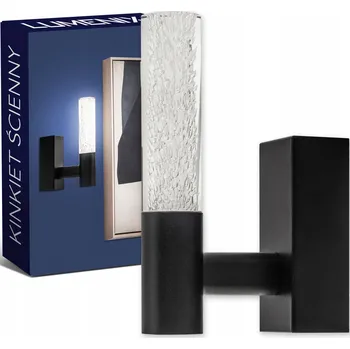 Nástěnné svítidlo Nástěnné svítidlo Lumenix černé, integrovaný LED zdroj 3 W