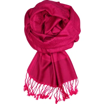 Šála Roma - dámská zimní šála s kašmírovým vzhledem_135 růžová
