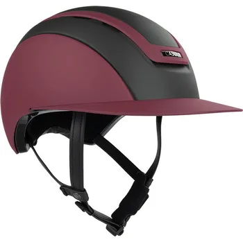 Jezdecká přilba CASCO Helma Elite Velaris CASCO, suede burgundy Obvod hlavy: 58-62 cm