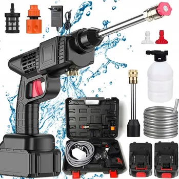 Vysokotlaký čistič Akumulátorová tlaková myčka 48 V, 30 bar, 400 W, 2 akumulátory, 5 m