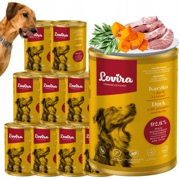 Krmivo pro psa LOVIRA krmivo mokrá kachna 4 kg