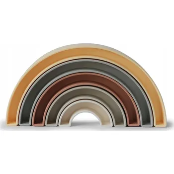 Hračka pro nejmenší Mushie - Duha - Rainbow Sol