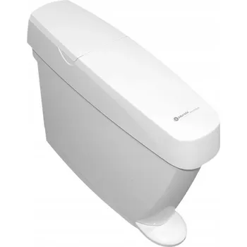 Odpadkový koš Odpadkový koš plastový Biurotop 15 l bílý