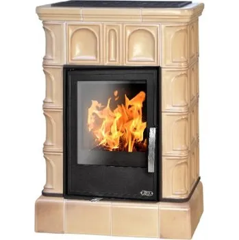 Krbová kamna ABX Britania KP I kachlový sokl tabakbraun