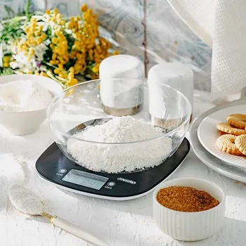 Kuchyňská váha MESKO MS 3179 – kuchyňská váha s miskou černá