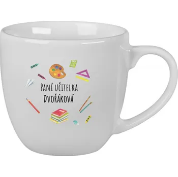 Personalizovaný keramický hrnek 400 ml pro paní učitelku/pana učitele (pomůcky)