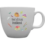 Personalizovaný MEGA XXL keramický hrnek 1000 ml pro paní učitelku/pana učitele (pomůcky)