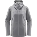 Dámská univerzální mikina Haglöfs Willow Mid Hood - šedá Velikost: M