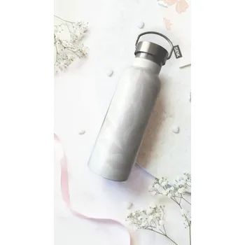 Láhev SEIK Láhev na vodu - Béžové listy 500ml - SEIK