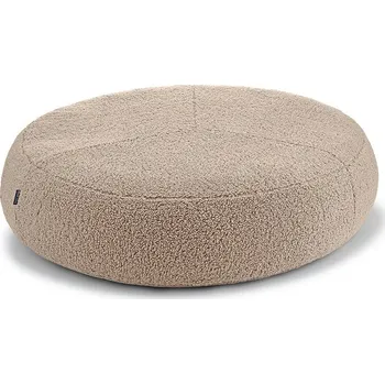 pelíšek pro malé zvíře Béžový pelíšek pro psa z materiálu bouclé ø 70 cm Senso Pouffe Greige S/M – MiaCara ID_1675802