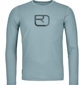 Pánské tričko Pánské Tričko Ortovox 150 Cool Mtn Silhouette Long Sleeve Men's Barva: Glacier Grey, Velikost: M