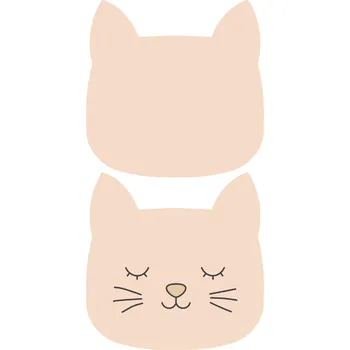 Panel na polštář z fleecu kočka