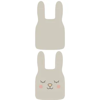 Panel na dětský polštář z fleecu zajíc