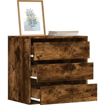 Komoda Komoda, kouřový dub, 60x41x58 cm, dřevotříska