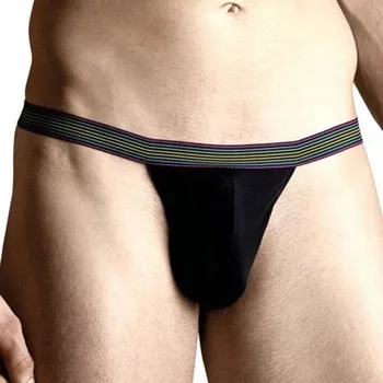 Kalhotky SOFTLINE Pánské tanga 4496 (XL) ČERNÁ