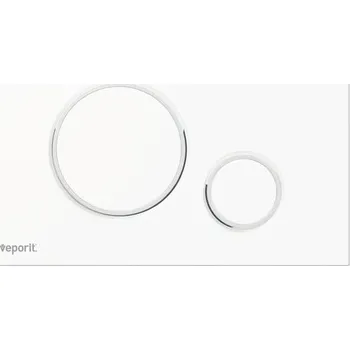 Splachovací tlačítko Ovládací tlačítko veporit ROUND bílá matný VP776