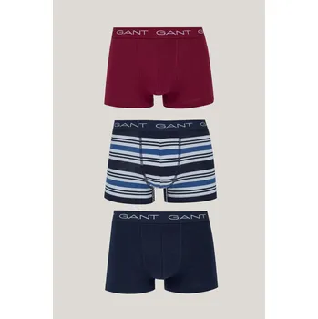 Boxerky SPODNÍ PRÁDLO GANT MULTISTRIPE TRUNK 3-PACK EVENING BLUE