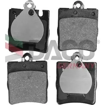 Brzdová destička Sada brzdových destiček, kotoučová brzda DACO GERMANY 322304