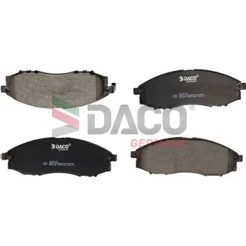 Brzdová destička Sada brzdových destiček, kotoučová brzda DACO GERMANY 322608