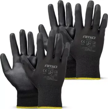 AMIO Polyuretanové ochranné rukavice velikost 9 třída 3131X 2 páry