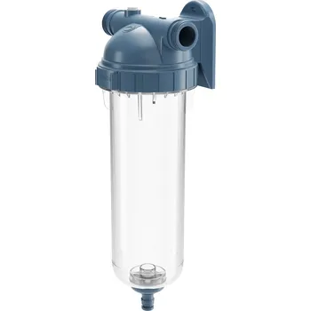 Zařízení na úpravu vody Korpus filtru USTM IZZI WF 1 KPL (průhledný) s vypouštěcím ventilem, 10", připojení 1"