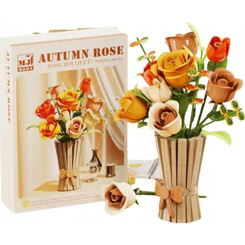 ostatní stavebnice Stavebnice MJI 13066 - Podzimní Květiny Kytice Růží 868 dílků