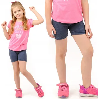 Cyklistické kalhoty Dětské cyklistické legíny LAEMI 599 kraťasy Jeans 146