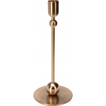 Svícen Elegantní zlatý svícen 23 cm do interiéru Glamour – JEDNODUCHÝ