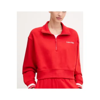 Dámská mikina Calvin Klein 1/4 ZIP SWEATER GRAPHIC M