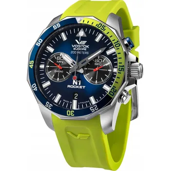 Hodinky Pánské Hodinky Vostok Europe 6S21-225A708SY zelené