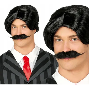 Guirca paruka krátké vlasy černá