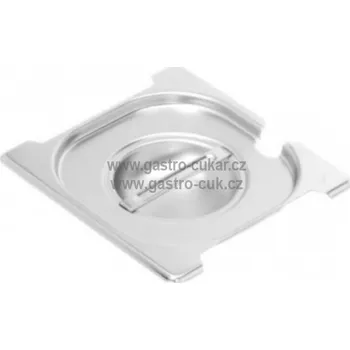 GN 2/3 (h=20 - 200 mm) nerezová plná OPTINOX GN provedení: víko s výřezem naběračka + ucha STANDARD