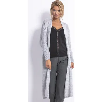 Dámský svetr TopMode Jemný midi kardigan s vlnou 576843