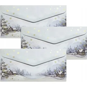 Obálka Galeria Papieru Obálka DL MAGIE ZIMY, 120 g/m2, balení po 10 Ks.