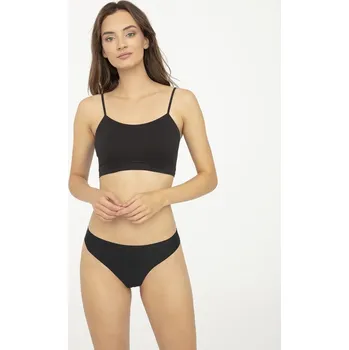 Kalhotky Dámské kalhotky typu tanga se sníženým pasem, černé, Gatta, vel.