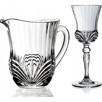 Sklenice Skleničky na bílé víno, skleničky červené víno, skleničky na vodu RCR bezbarvé 0ml 7 ks