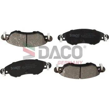 Brzdová destička Sada brzdových destiček, kotoučová brzda DACO GERMANY 321943