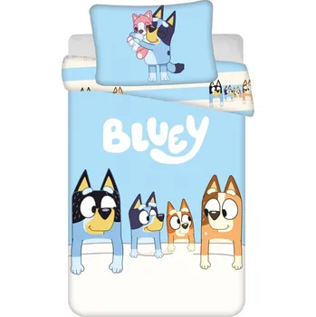 Povlečení Povlečení do postýlky Bluey baby 100x135, 40x60 cm
