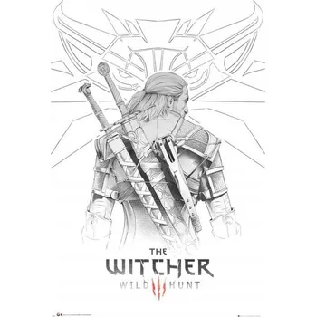 Plakát Plakát Zaklínač Witcher Geralt - plakát bez rámu 61 x 91,5 cm
