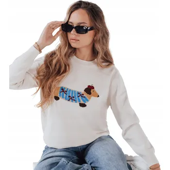 Dámský svetr DStreet dámský svetr modrý klasický do pasu velikost S/M