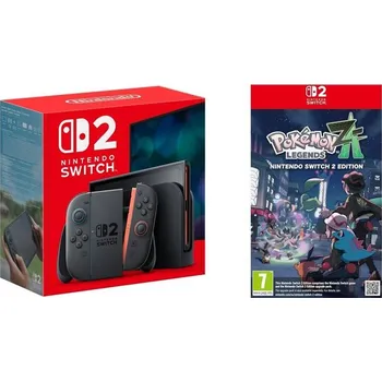 Herní konzole Nintendo Herní konzole Nintendo Switch 2 - černá + Hra Nintendo Switch 2 Pokémon Legends: Z-A