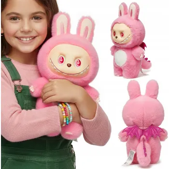 plyšák Hračka plyšák přívěsek na klíče LABUBU LA BUBU růžová 30 cm