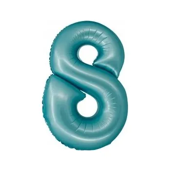 Balónek Modrý balónek číslice 1 ks