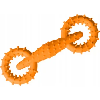 Kousátko pro psa DKM Hračka pro psy typ 28 oranžové