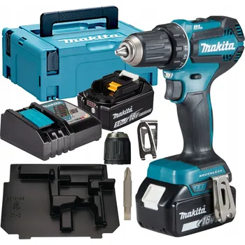 Akumulátorový Aku Šroubovák Makita DDF485RTJ3 18V 2x 5,0Ah