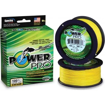 Pletená Šňůra PowerPro Žlutá 135m 0,23mm/15kg