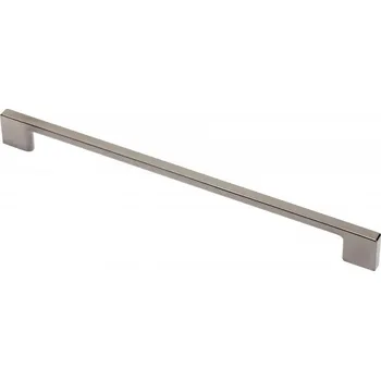 Nábytkové kování Nábytková úchytka klasická černá lesklá 22,5 x 0,85 x 2,75 cm